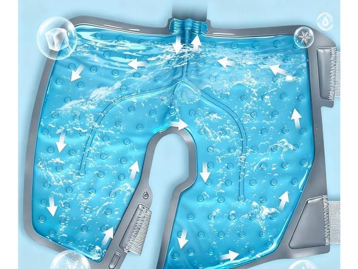 Ice machine for knee/hip injury