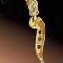 14k gold bracelet with Iolite Image 5