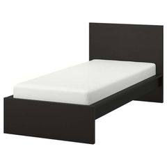 Ikea Malm Single Bed Black