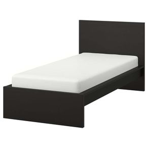 Ikea Malm Single Bed Black