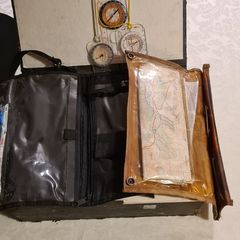Roadmaps x 115 vintage plus. 3 Compasses And 2 Map Bags. See photos.