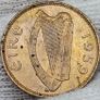 Ireland 1959 1/4d Farthing Uncirculated Red Image 2