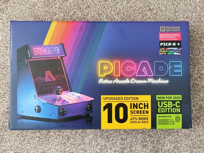 Pimoroni PiCade 10" Raspberry Pi Arcade Kit with Pico-8