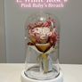 Rose Bouquet Under Glass Dome (6 Colour Options) Image 5