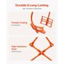24in Stone Lifting Tongs, 2-Claw Rock Tongs, Heavy Duty Steel Log Tongs, 1100LBS Lifting Capacity, Swivel Log Grapple, Serrated Claw Design Image 4