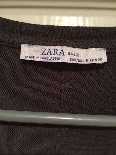 Zara Khaki T-Shirt
