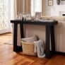 91.5cm Console Table, Narrow Hallway Table, Modern Wooden Sofa Table, Entryway Desk for Living Room, Hallway & Foyer, Black Image 6