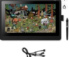 Wacom Cintiq 16 and Wacom Adjustable Stand (for Cintiq 16)