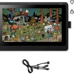 Wacom Cintiq 16 and Wacom Adjustable Stand (for Cintiq 16)