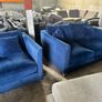 Blue 3+2 sofa set Image 6