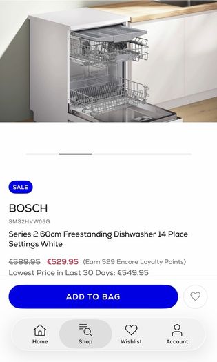Bosch Series 2 Dishwasher