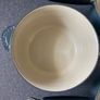 Le Creuset Cast Iron 3pc Pot Set Grey Vintage France Image 3