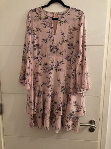 Pink floral dress