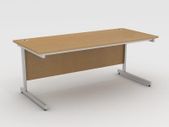 New Straight Office Desk with Cantilever Legs W1600 x D800mm