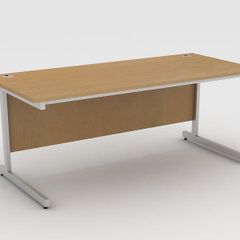 New Straight Office Desk with Cantilever Legs W1600 x D800mm