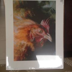 Wall art print of hen/chicken...