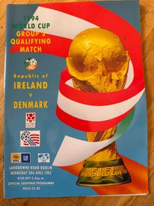 Republic of Ireland v Denmark Match Programme