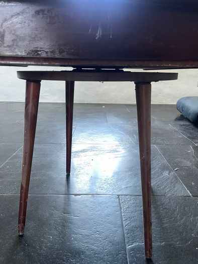 1950s Rotating Telephone Table