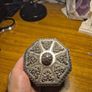 Unique item: Vintage Trinket Box Octagon Ornate Silver Plated Metal Red Satin-Like Lining Image 3