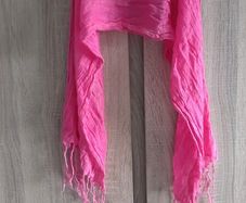 Linen look scarf