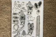Pinkfresh Studio, Skating Bunnies, photopolymer stamp set, new