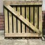 Rustic wooden gate pressure-treated 3ftx3ft approx Image 2
