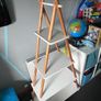 4-Tier Wooden Ladder Shelf Image 3