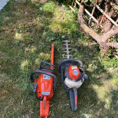 Husqvarna 120 Mark II Chainsaw & 123HD65 Hedge Trimmer