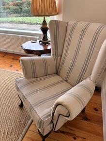 Queen Anne Wingback Armchair