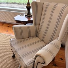 Queen Anne Wingback Armchair