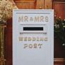 Handcrafted wedding post box for hire.  local collection. Can deliver for extra charge. . Deposit secures Date. Box Fitted with lock and key. Image 3