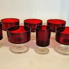 Luminarc Ruby Red Glassware 8 Pieces