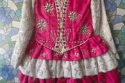 Pink and white irish dance dress