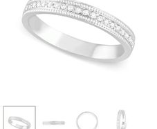 white gold wedding band