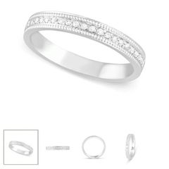 white gold wedding band