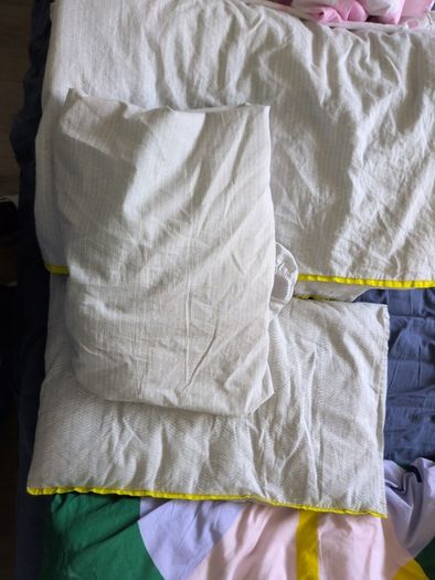 Ikea Sundvik Cot with memory foam mattress and duvet sets