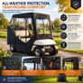 2 Passenger Golf Cart Cover Waterproof Driving Enclosure 600D Polyester Image 2