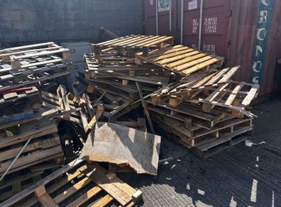 Wooden pallets