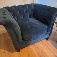 Teal armchair