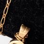 Vintage 9ct yellow gold aquamarine necklace Image 2