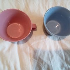 2 x hot chocolate cups