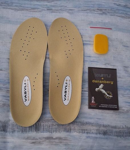 Vasyli Dananberg Orthotic Insoles Sz Medium (New)