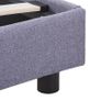 Bed Frame Light Grey Fabric 180x200 cm 6FT Super King Image 6