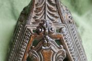 Antique Lamp Base, Black Cast Iron Oil Lamp Base, Lamp Making, 1800s Victorian Decor, Gothic, Reclaimed, Salvage, Restoration