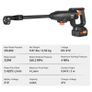 High Pressure Cordless Washer Cleaner Portable Water Spray Car Gun 580 PSI Image 5