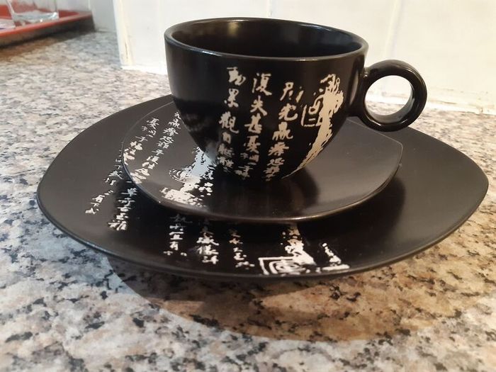 cup, saucer, plate