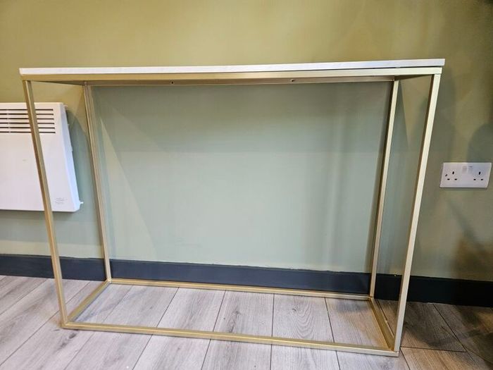 Slim Console and matching side table