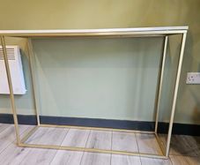Slim Console and matching side table