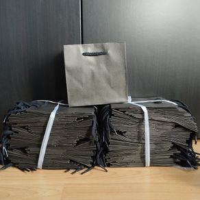 100 Black Boutique Retail/Party/Gift Bags