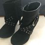 Pre-loved Black Stiletto Ankle Boots-Size 4 Image 2